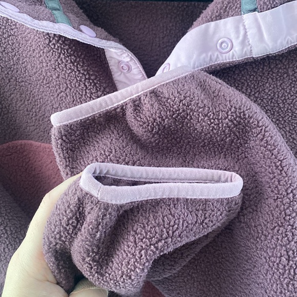 Patagonia Synchilla Snap-T Women’s Fleece Pullover Sweater Medium Purple - Picture 4 of 9